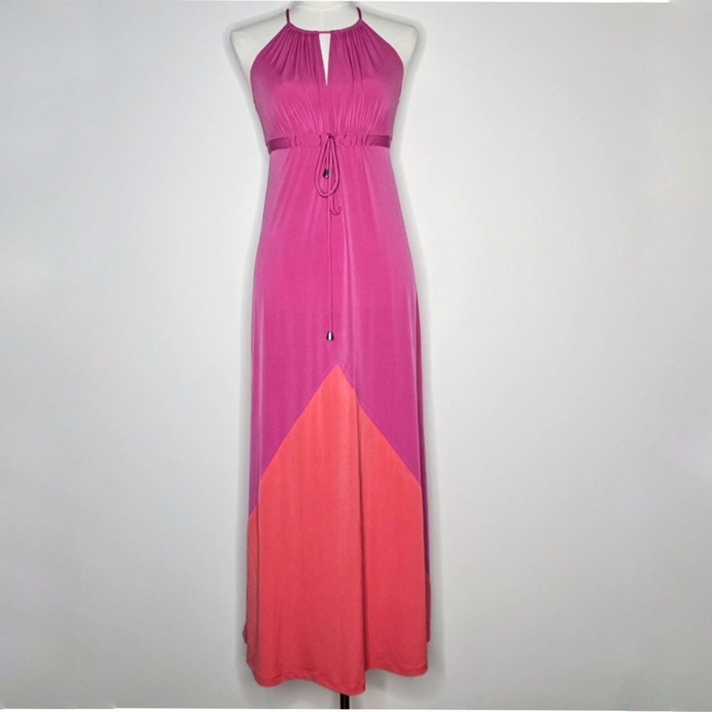 New York & Company Halter Neck Maxi Dress